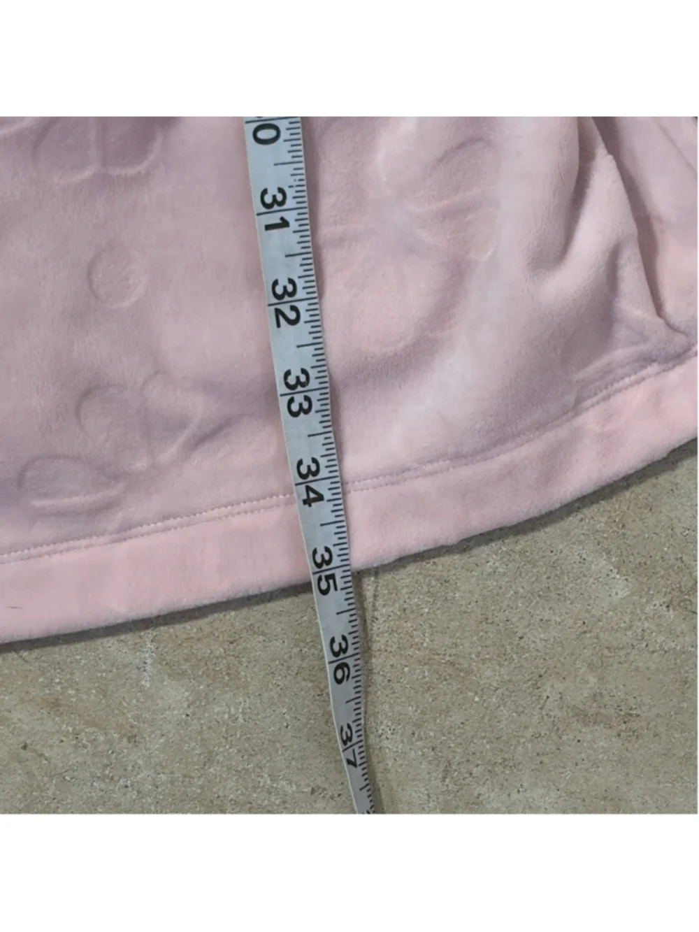 Kate Spade Embossed Floral Plush Long Sleeve Tie-Front Short Wrap Robe Medium
